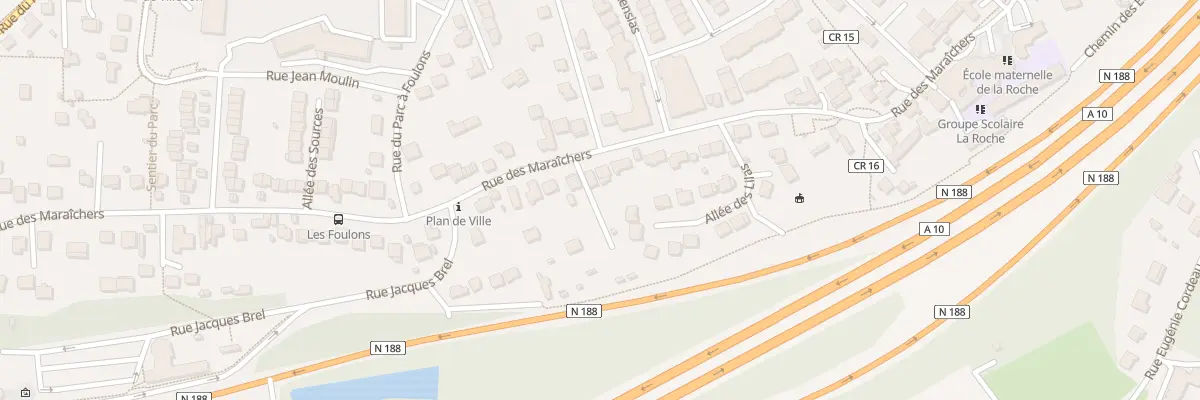 Plan du 64 Rue des Maraichers à Villebon-sur-Yvette