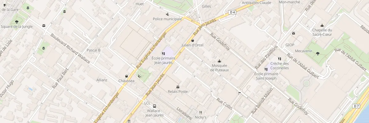 Plan du 109 Rue Jean Jaurès à Puteaux