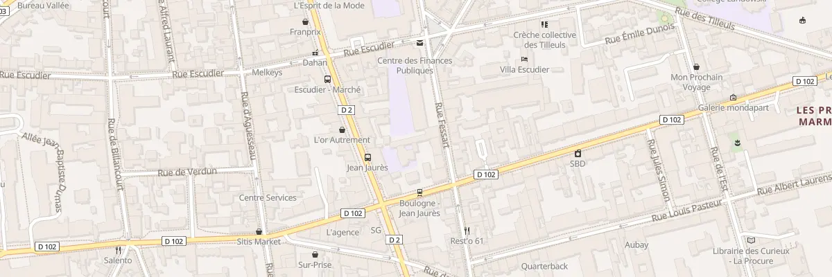 Plan du 42 Rue Fessart à Boulogne-Billancourt