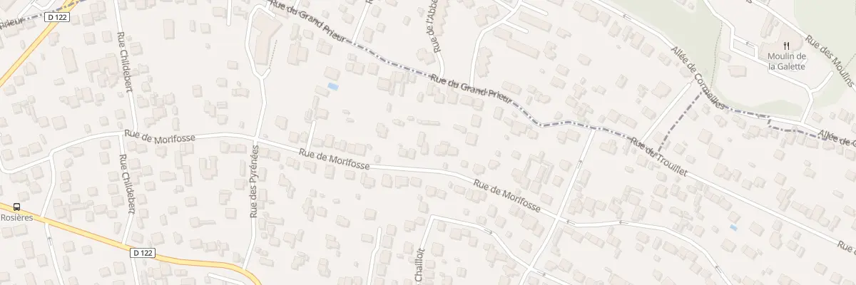 Plan du 70 Rue de Morifosse à Argenteuil
