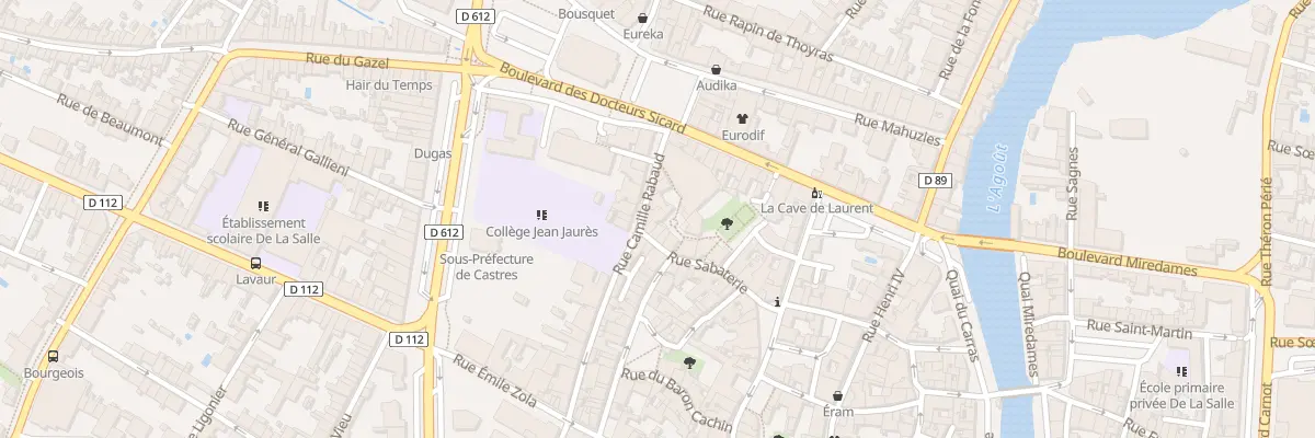 Plan du 11 Rue Camille Rabaud à Castres
