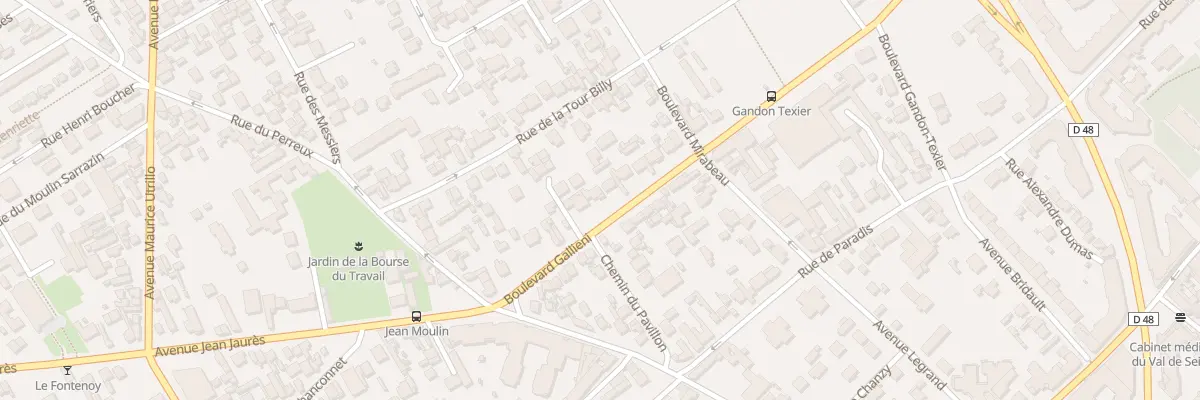 Plan du 60 Bd Gallieni à Argenteuil
