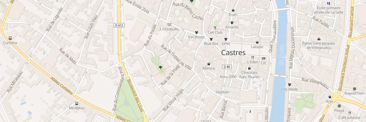 Plan du 34 Rue de l’Hôtel de Ville à Castres