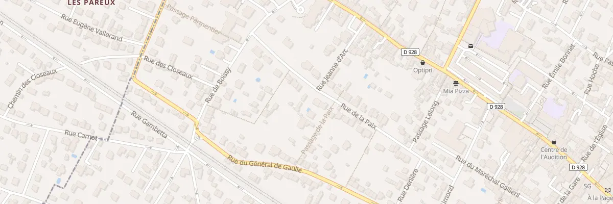 Plan du 41B Rue de la Paix à Saint-Leu-la-Forêt