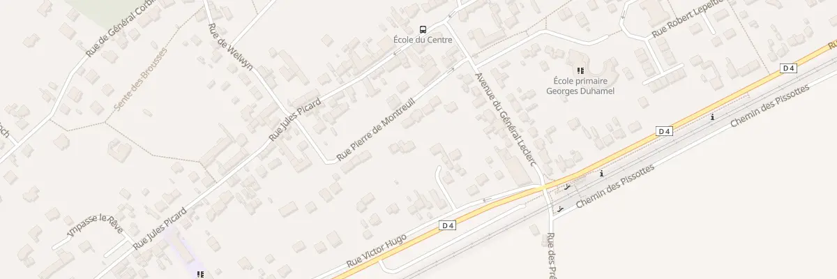 Plan du 22 Rue Pierre de Montreuil à Champagne-sur-Oise