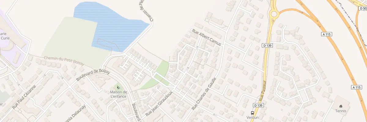 Plan du 33 Rue Jean Giraudoux au Plessis-Bouchard