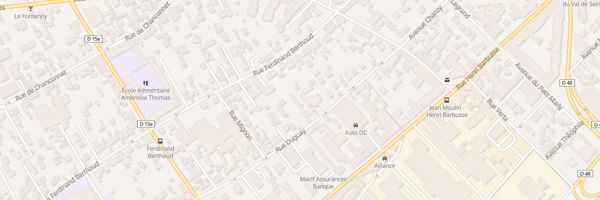 Plan du 24B Rue Duguay à Argenteuil