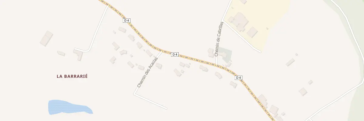 Plan du 1 Chem des Acacias à Montfa