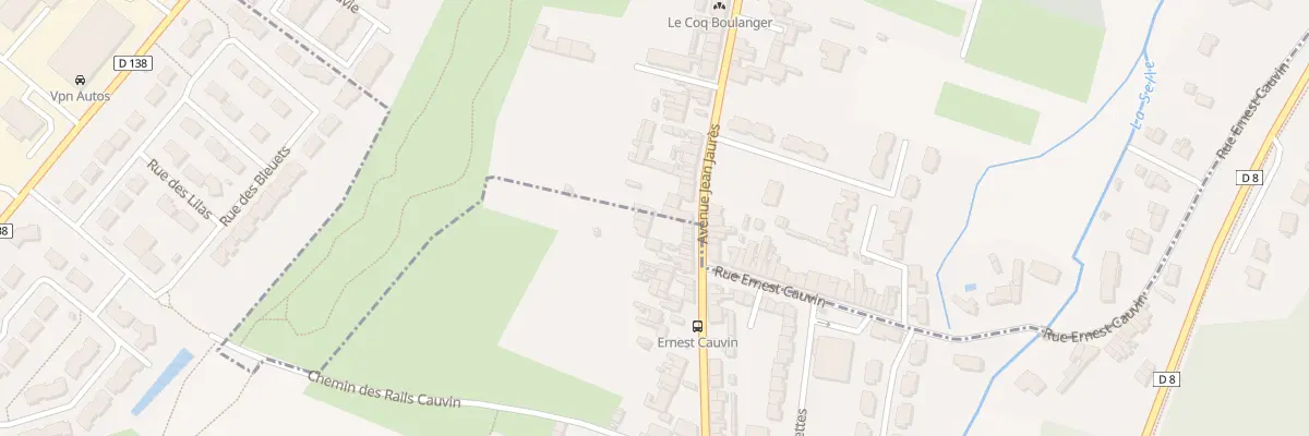 Plan du 1 Rue Jean Catelas à Saleux