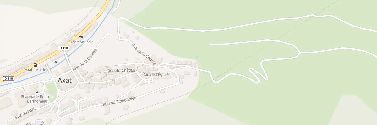 Plan du 29 Rue du Bouchet à Axat