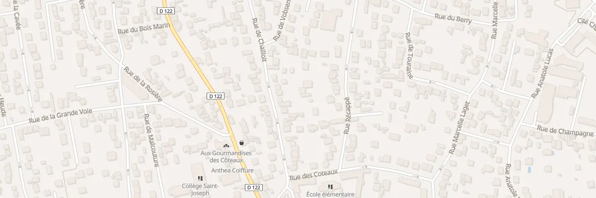 Plan du 46B Rue de Chailloit à Argenteuil