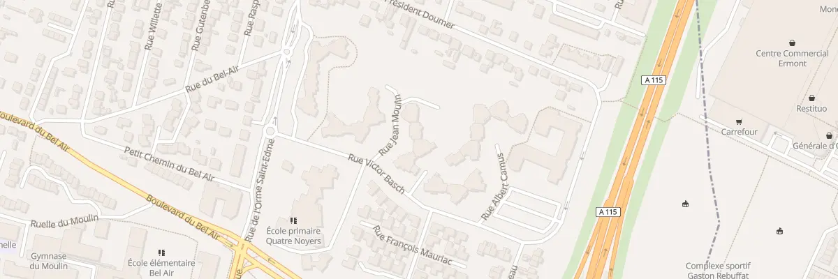 Plan du 9 Rue Albert Camus à Franconville