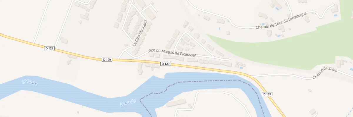 Plan du 14 Rue du Maquis de Picaussel à Limoux