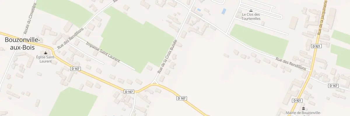 Plan du 11 Rue de la Croix Buisée à Bouzonville-aux-Bois
