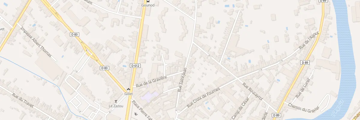 Plan du 35 Rue Saint Jean à Castres