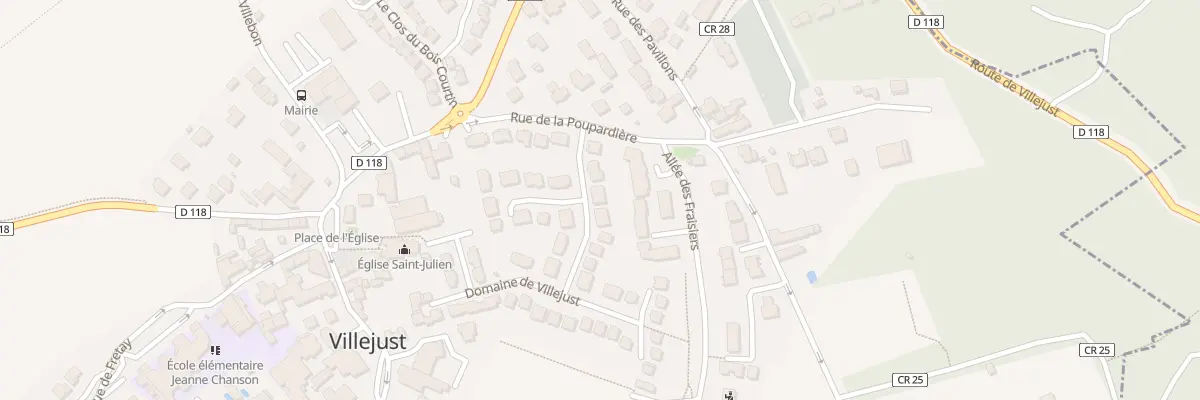Plan du 5 Dom de Villejust à Villejust