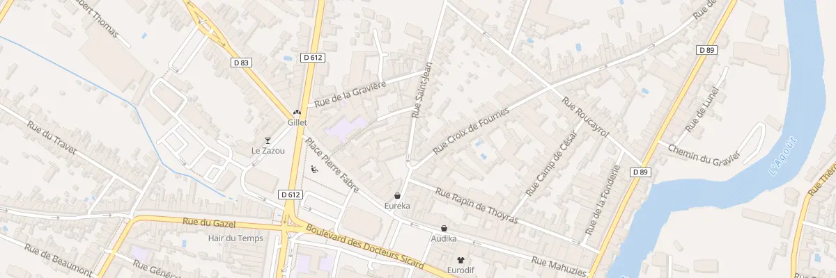 Plan du 14 Rue Saint Jean à Castres
