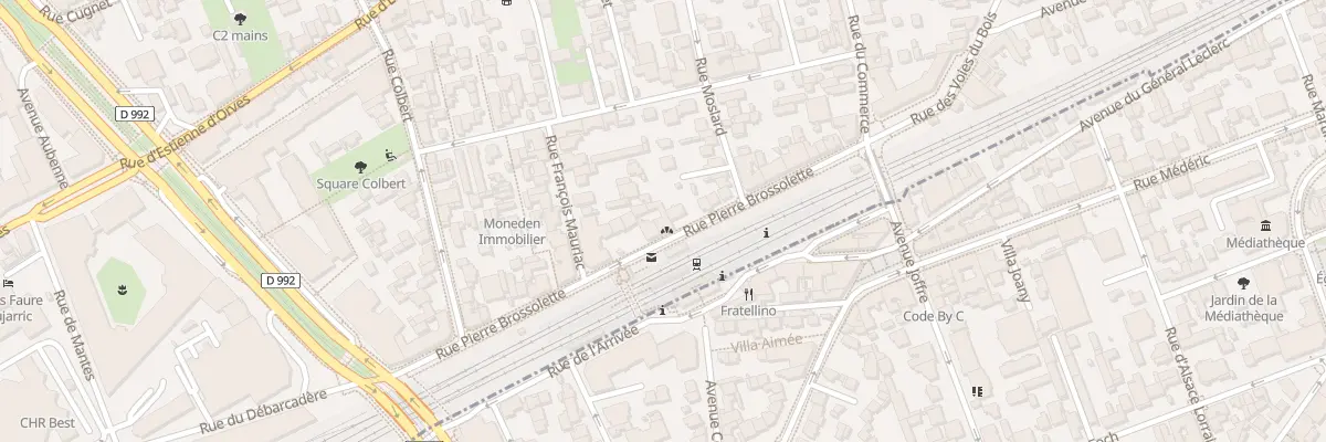 Plan du 28 Rue Pierre Brossolette à Colombes