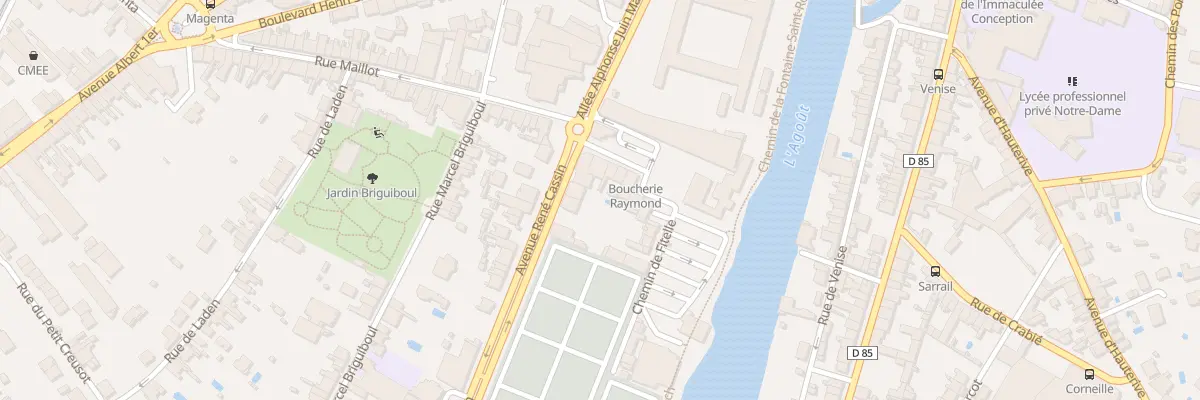 Plan du 5 Av René Cassin à Castres
