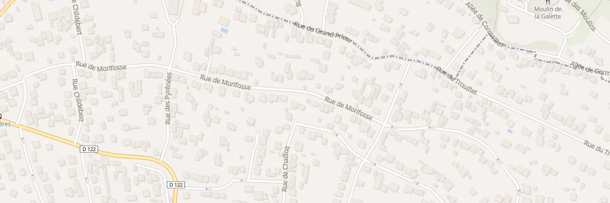 Plan du 59 Rue de Morifosse à Argenteuil