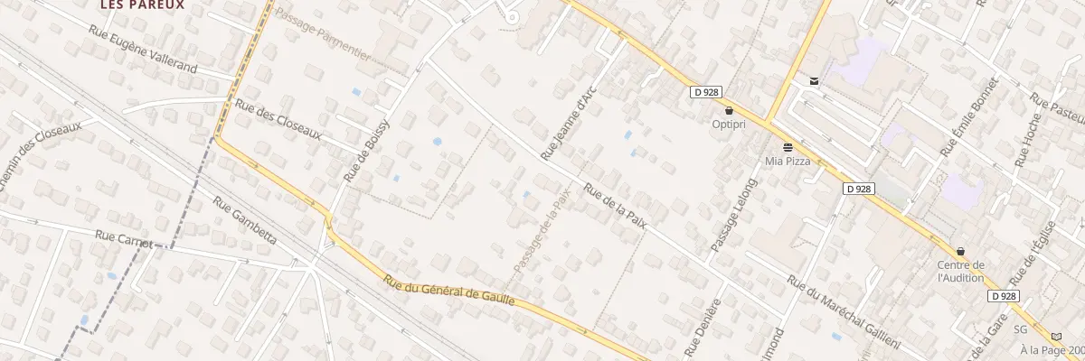 Plan du 39 Rue de la Paix à Saint-Leu-la-Forêt