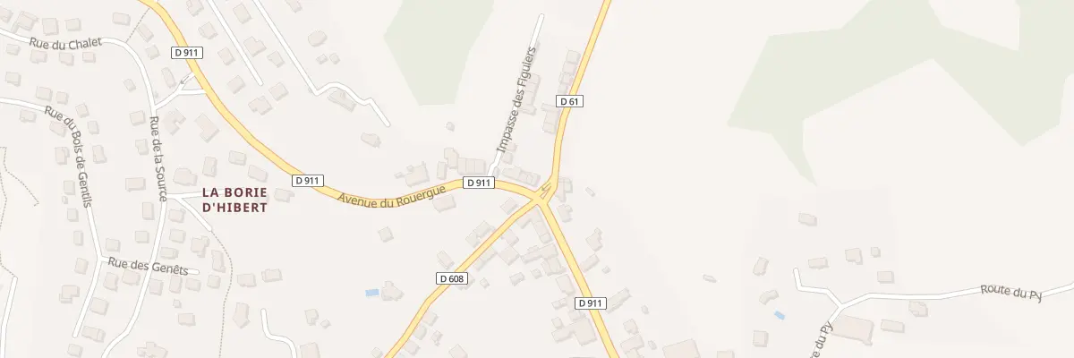 Plan du 36 Av du Rouergue à Rieupeyroux