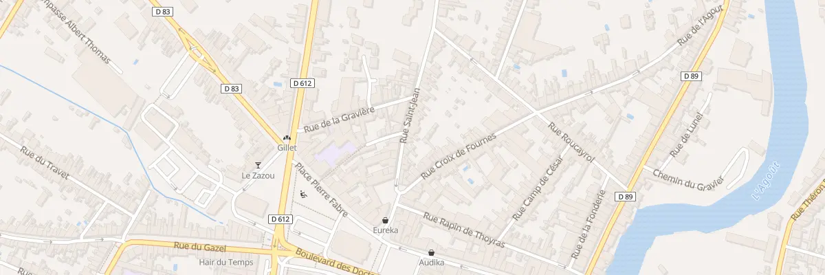 Plan du 24 Rue Saint Jean à Castres
