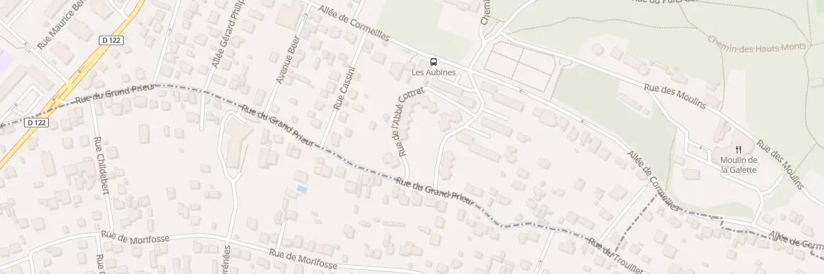 Plan du 6 Rue de l’Abbe Cottret à Sannois
