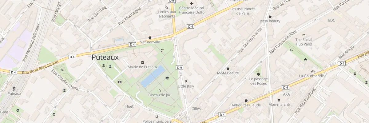 Plan du 16 Rue Anatole France à Puteaux
