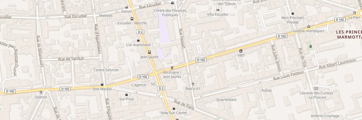 Plan du 48 Rue Fessart à Boulogne-Billancourt