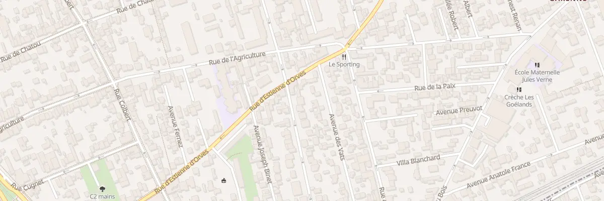 Plan du 101 Rue Moslard à Colombes