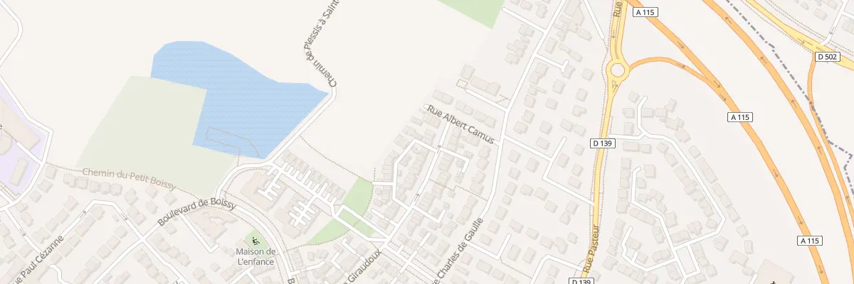 Plan du 47 Rue Jean Giraudoux au Plessis-Bouchard