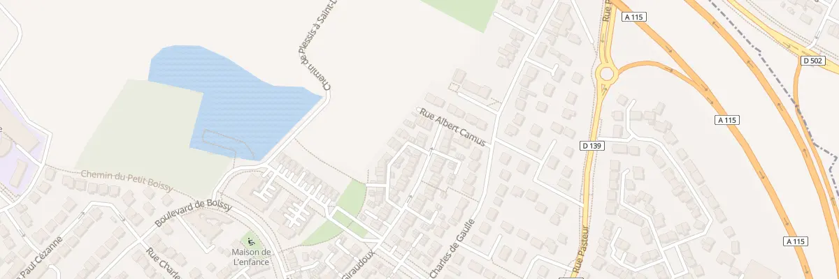 Plan du 49 Rue Jean Giraudoux au Plessis-Bouchard