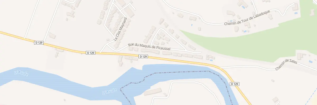 Plan du 16 Rue du Maquis de Picaussel à Limoux