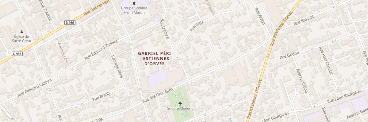 Plan du 45 Rue Laplace à Colombes