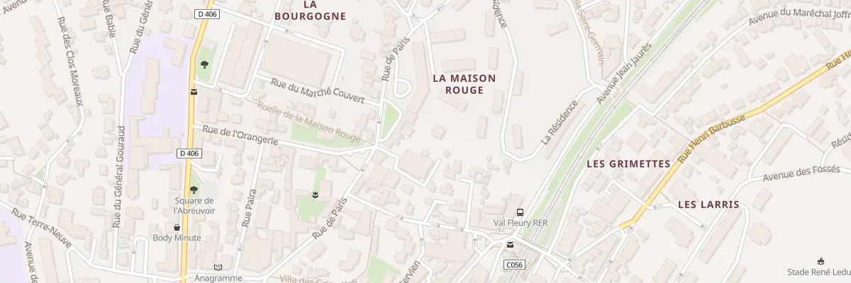 Plan du 89 Rue de Paris à Meudon