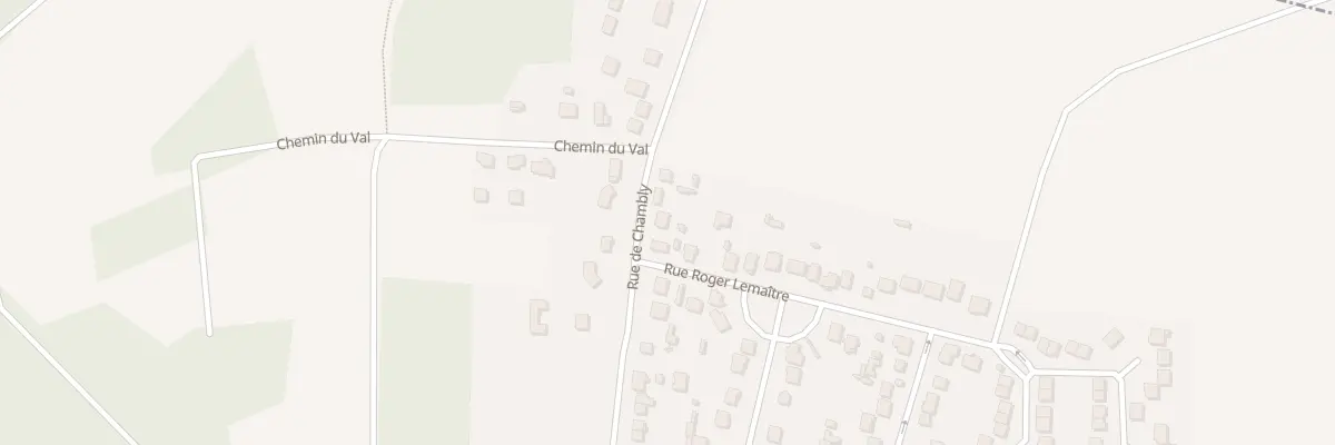 Plan du 110 Rue de Chambly à Champagne-sur-Oise