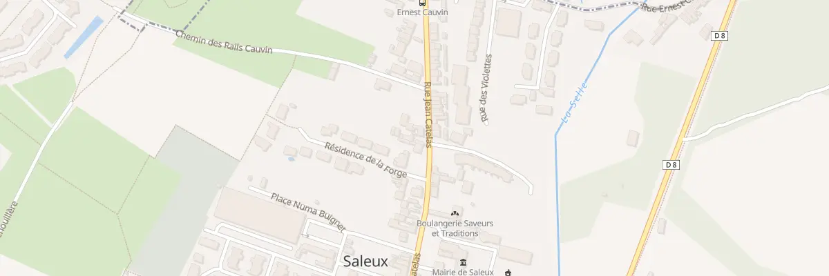 Plan du 49 Rue Jean Catelas à Saleux