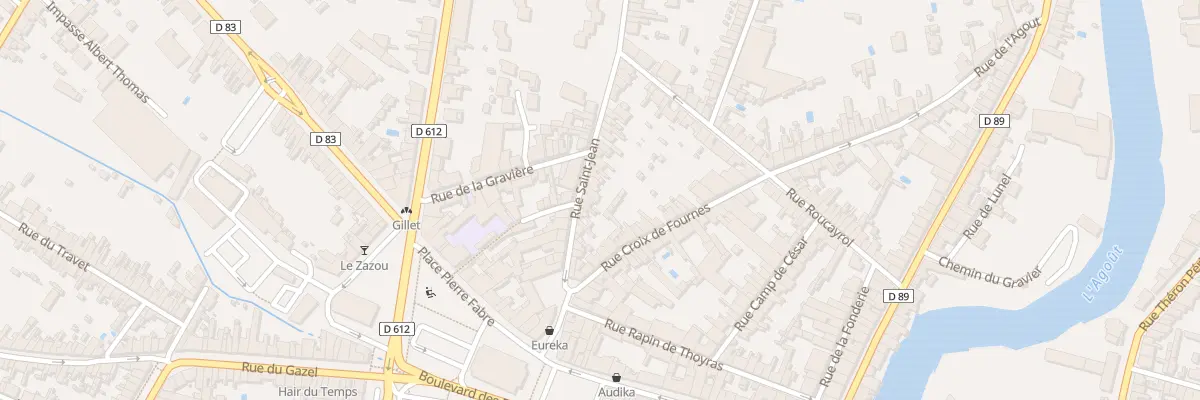 Plan du 28 Rue Saint Jean à Castres