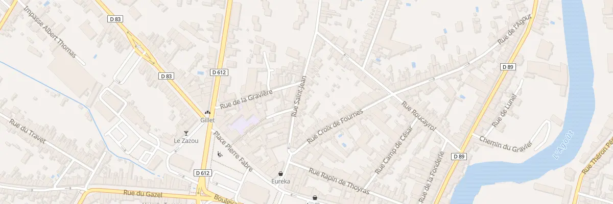 Plan du 30 Rue Saint Jean à Castres