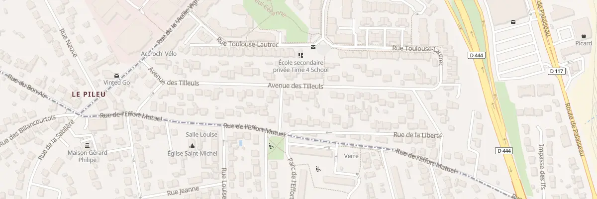 Plan du 25B Av des Tilleuls à Massy