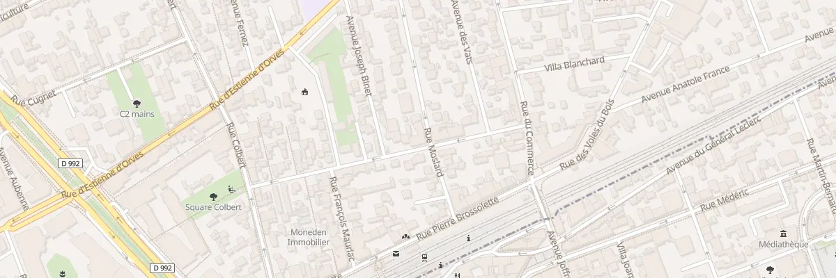 Plan du 132 Rue Moslard à Colombes