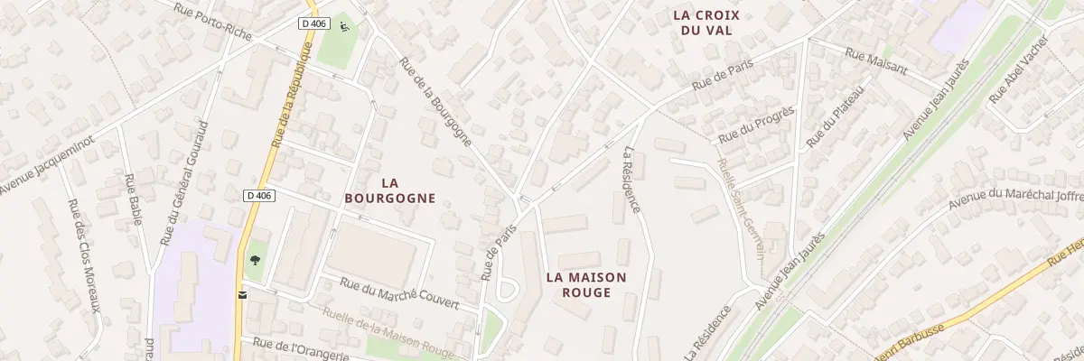 Plan du 96 Rue de Paris à Meudon