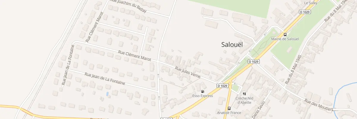 Plan du 18 Rue Jules Verne à Salouël