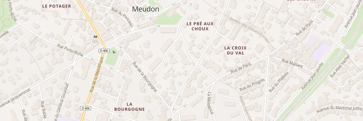 Plan du 5 Rue de la Croix du Val à Meudon