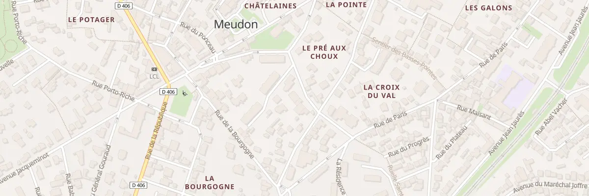Plan du 7 Rue de la Croix du Val à Meudon
