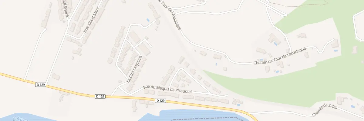 Plan du 58 Rue du Maquis de Picaussel à Limoux