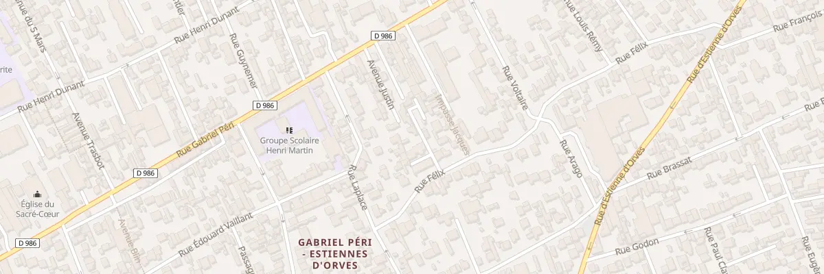 Plan du 110 Rue Félix à Colombes