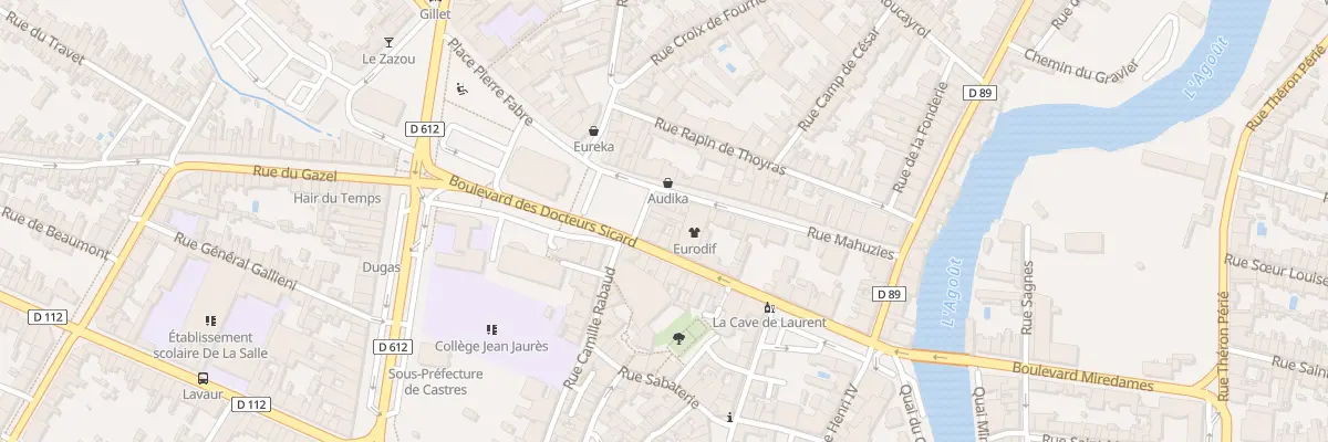Plan du 4 Pl Pierre Fabre à Castres