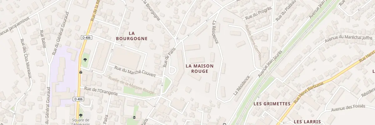 Plan du 83 Rue de Paris à Meudon